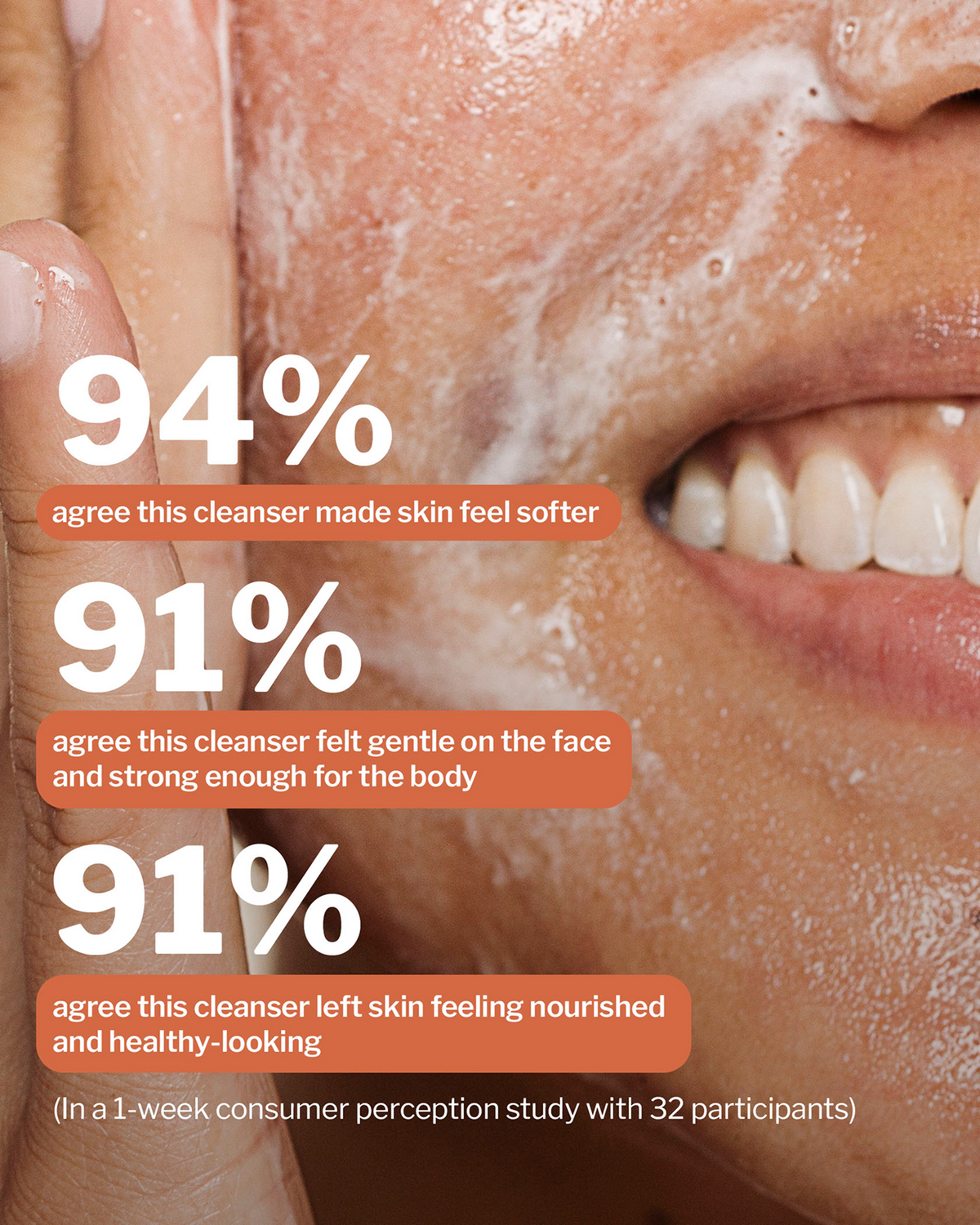 travel-size milky-soft face and body cleanser product image 5