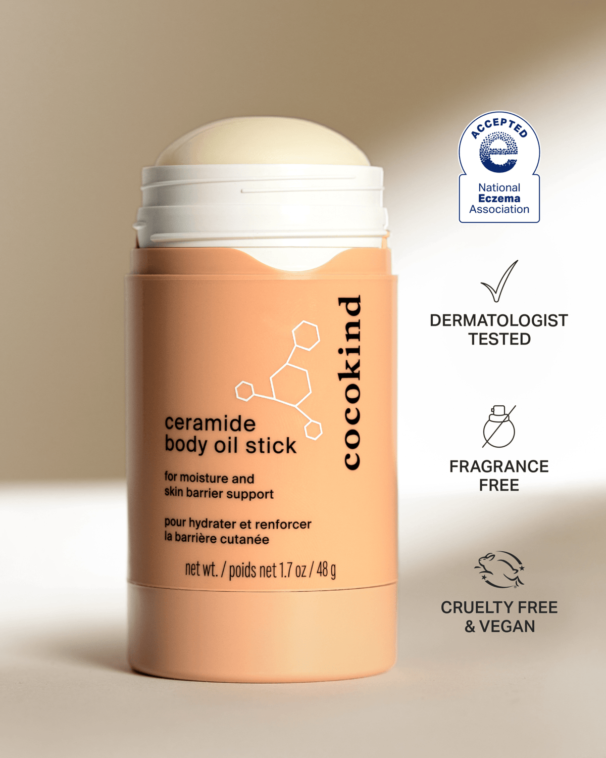 ceramide body oil stick product image 2