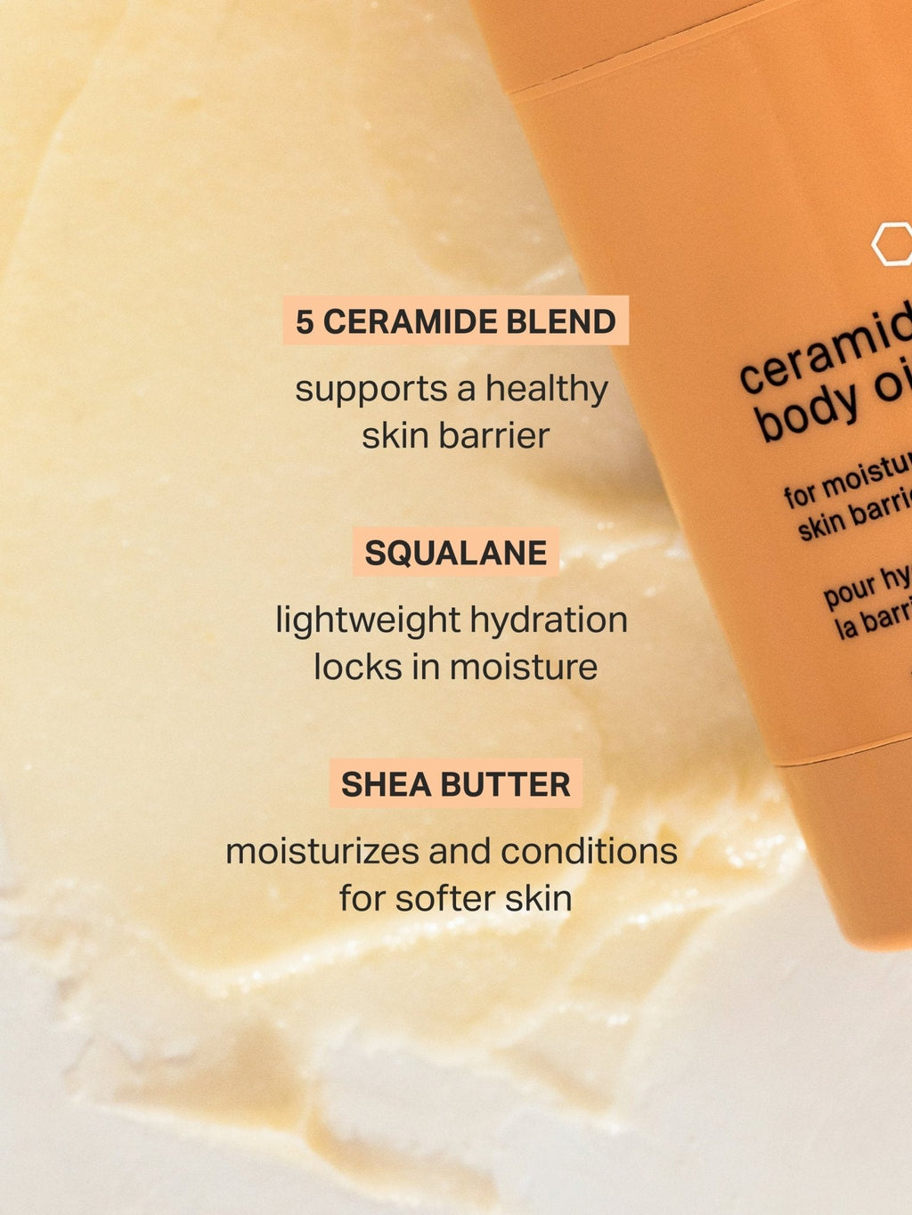 ceramide body oil stick product image 5