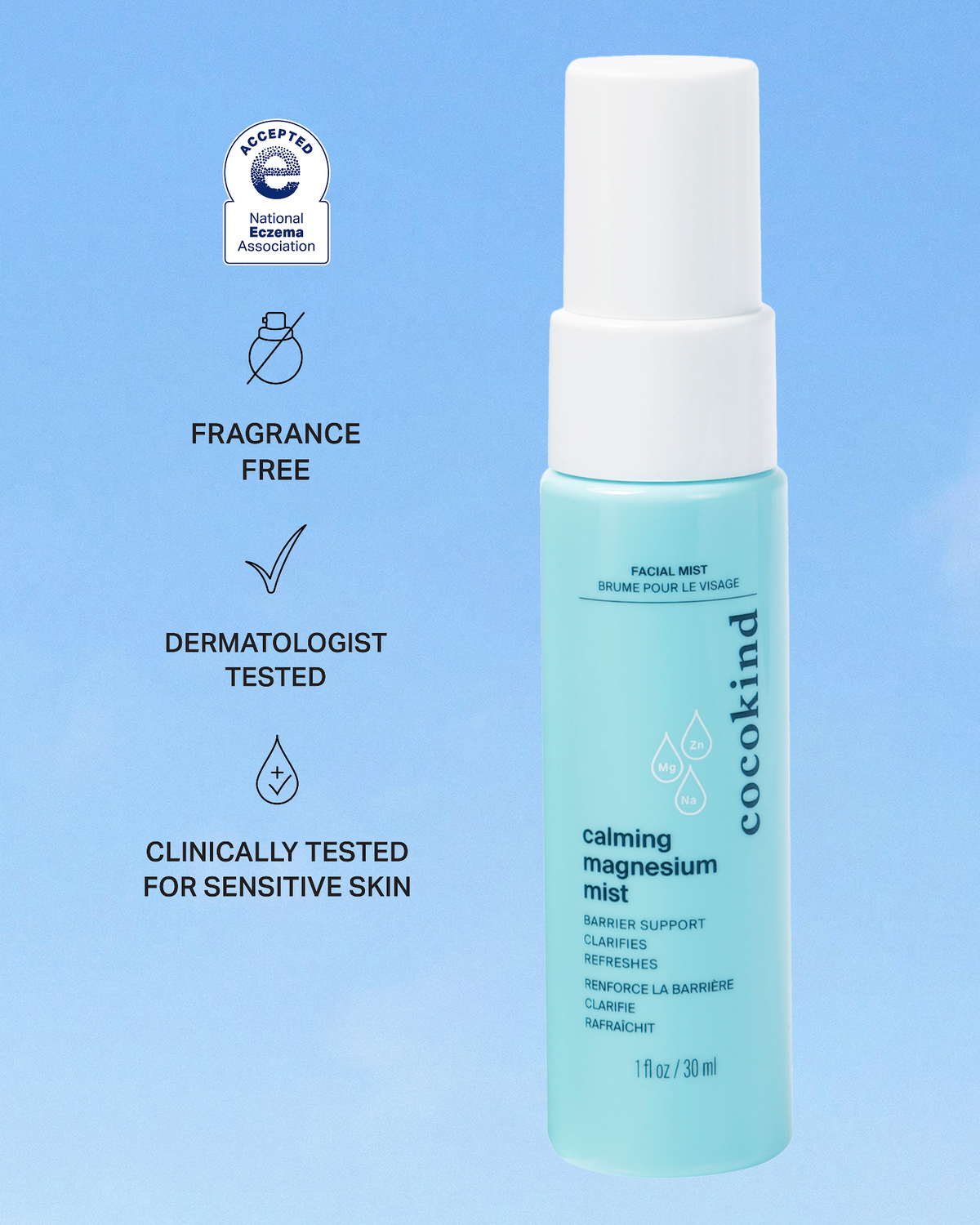 travel-size calming magnesium mist product image 2
